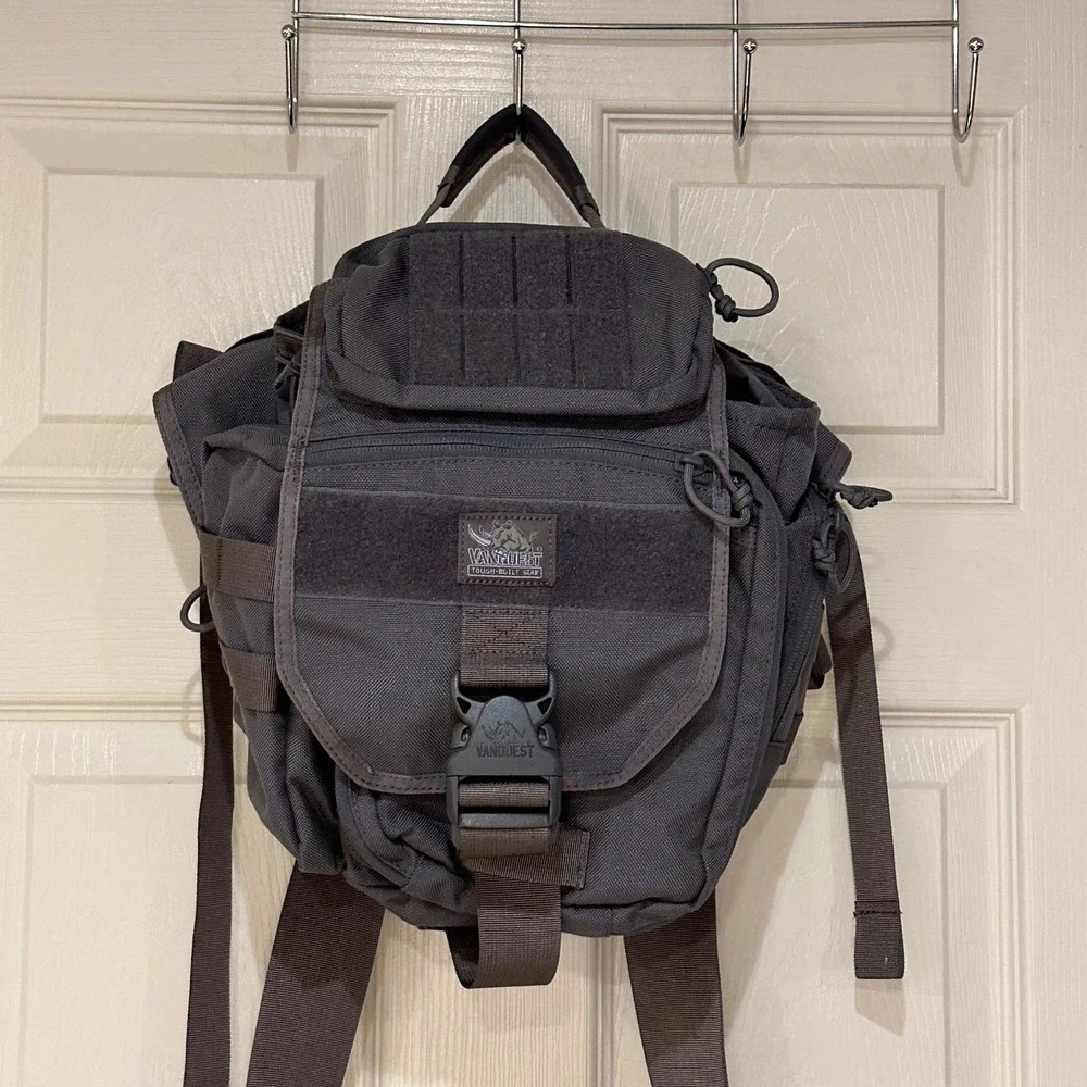 Vanquest Mobius VPacker Sling Bag Wolf Gray Tactical Messenger Bag